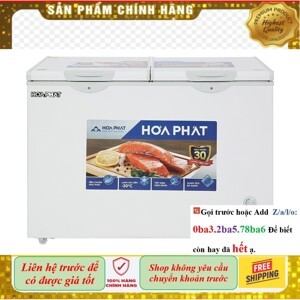 Tủ đông Hòa Phát 2 ngăn 271 Lít HPF BD6271