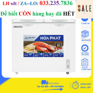 Tủ đông Hòa Phát 2 ngăn 205 lít HPF BD6205