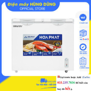 Tủ đông Hòa Phát 2 ngăn 205 lít HPF BD6205