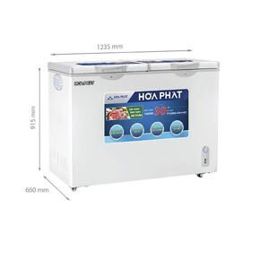 Tủ đông Hòa Phát 2 ngăn 271 lít HPF BN6271