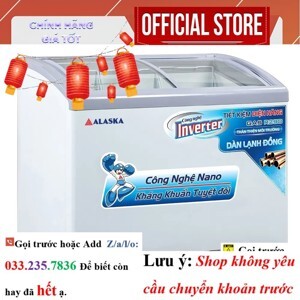 Tủ đông Alaska Inverter 1 ngăn 400 lít KC-210CI