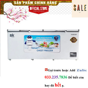 Tủ đông Sumikura inverter 1 ngăn 1100 lít SKF-1100SI