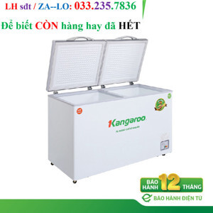 Tủ đông Kangaroo 2 ngăn 327 lít KG498KX2