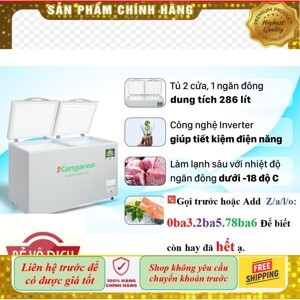 Tủ đông Kangaroo inverter 1 ngăn 290 lít KGFZ290IC1