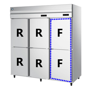 Tủ đông Hoshizaki 6 cánh 1523 lít HRF-188MA-S