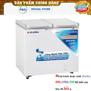 Tủ đông Alaska 2 ngăn 250 lít FCA-2600C