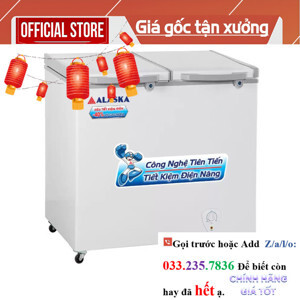 Tủ đông Alaska 2 ngăn 350 lít FCA-3600N