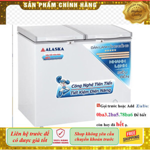 Tủ đông Alaska 2 ngăn 250 lít BCD3071