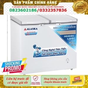 Tủ đông Alaska 2 ngăn 250 lít BCD3071