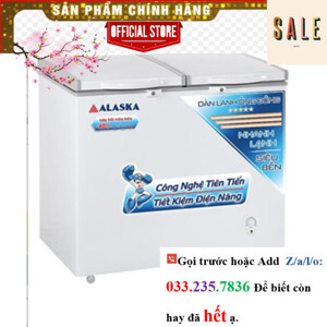 Tủ đông Alaska 2 ngăn 250 lít BCD3071