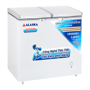 Tủ đông Alaska inverter 2 ngăn 282 lít BCD4568C