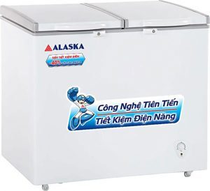 Tủ đông Alaska inverter 2 ngăn 550 lít BCD5568N