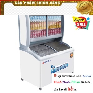 Tủ đông Alaska 2 ngăn 500 lít SFC-500