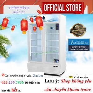 Tủ đông Sumikura 2 ngăn 1100 lít SKFC-120.IC