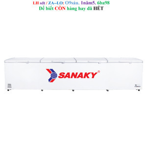 Tủ đông Sanaky 1 ngăn 2000 lít VH-2399HY3