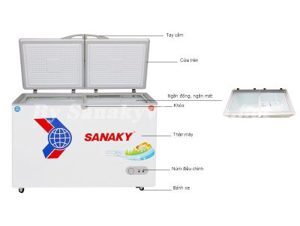 Tủ đông Sanaky 2 ngăn 420 lít SNK-4200W