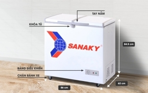 Tủ đông Sanaky 1 ngăn 225 lít VH-225A2