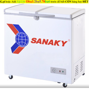 Tủ đông Sanaky 1 ngăn 250 lít VH255A2