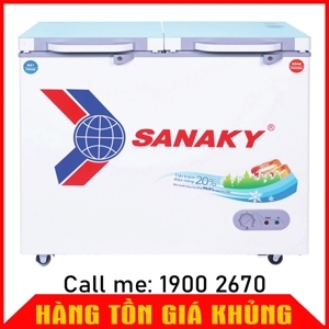 Tủ đông Sanaky 2 ngăn 280 lít VH-2899W2K
