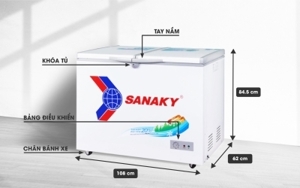 Tủ đông Sanaky 1 ngăn 360 lít VH3699A1