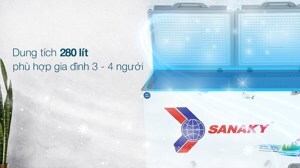 Tủ đông Sanaky 2 ngăn 400 lít VH-4099W2KD