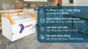 Tủ đông Sanaky 1 ngăn 350 lít VH-4899KB
