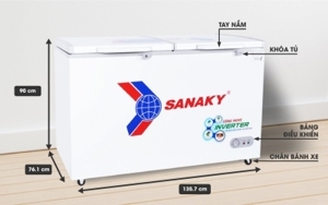 Tủ đông Sanaky 1 ngăn 560 lít VH-5699HY3