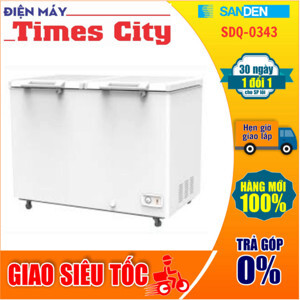 Tủ đông Sanden 2 ngăn 350 lít SDQ-0343