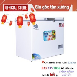 Tủ đông Sumikura 1 ngăn 300 lít SKF-300SC