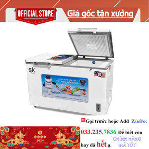 Tủ đông Sumikura inverter 2 ngăn 400 lít SKF-400DI