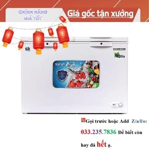 Tủ đông Sumikura inverter 2 ngăn 180 lít SKFCDI-180