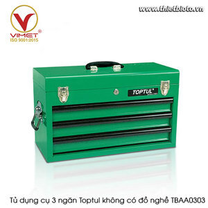 Tủ dụng cụ 3 ngăn Toptul không có đồ nghề TBAA0303