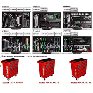 Tủ dụng cụ 7 ngăn 275 món Toptul GCAJ0035