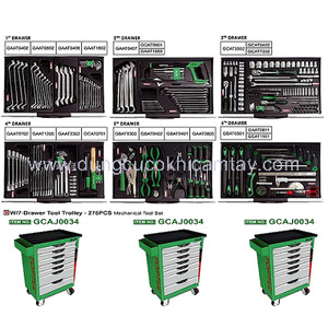 Tủ dụng cụ 7 ngăn 275 món Toptul GCAJ0034