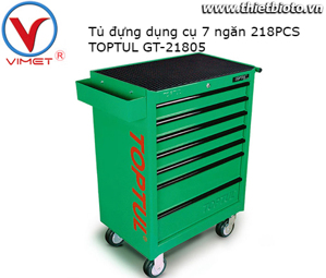 Tủ đựng đồ nghề 7 ngăn 218PCS Toptul GT-21805