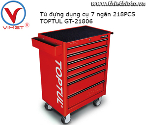 Tủ đựng đồ nghề 7 ngăn 218PCS Toptul GT-21806