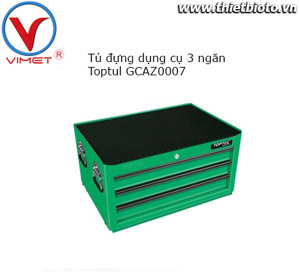 Tủ đựng dụng cụ 3 ngăn xanh 104 chi tiết Toptul GCAZ0007