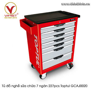 Tủ đựng dụng cụ 7 ngăn 227 chi tiết Toptul GCAJ0020