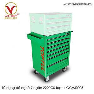 Tủ đựng dụng cụ 7 ngăn 229 chi tiết Toptul GCAJ0008