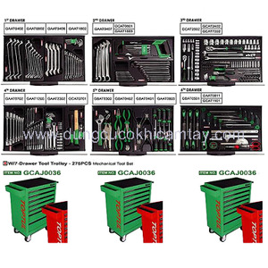 Tủ đựng dụng cụ 7 ngăn 275 chi tiết Toptul GCAJ0036