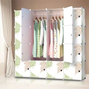 Tủ ghép 16 ô, cửa lá phong 16.Lp.30