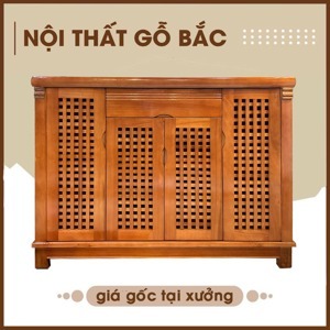 Tủ giày gỗ sồi rộng 100cm