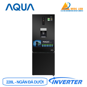 Tủ lạnh Aqua Inverter 288 lít AQR-IW338EB