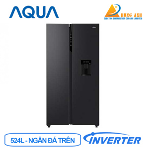 Tủ lạnh Aqua Inverter 524 lít AQR-SW541XA(BL)
