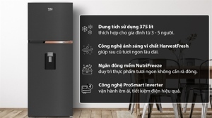 Tủ lạnh Beko Inverter 401 lít RDNT401I50VDHFSU