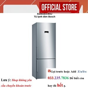 Tủ lạnh Bosch 559 lít KGN56XI40J