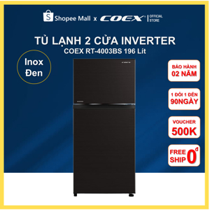 Tủ lạnh Coex Inverter 196 lít RT-4003BS