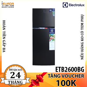 Tủ lạnh Electrolux Inverter 254 lít ETB2600BG