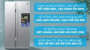 Tủ lạnh Hitachi Inverter 589 lít R-S700PGV2