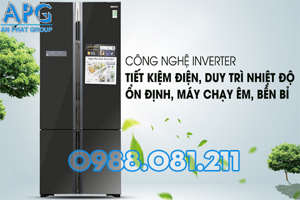 Tủ lạnh Hitachi Inverter 640 lít R-FWB850PGV5